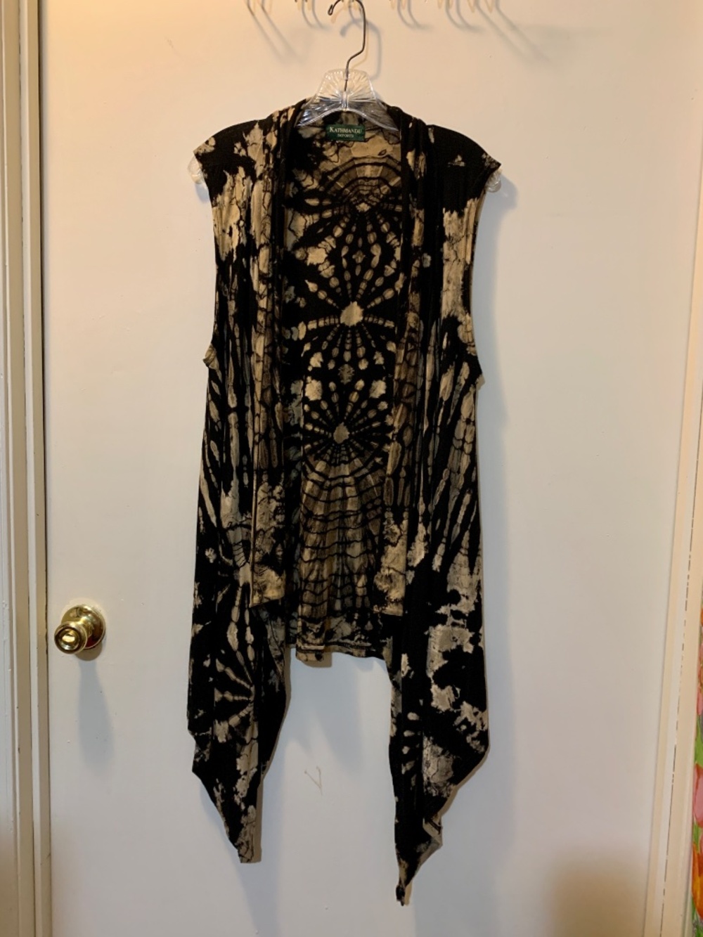 Kathmandu Imports Boho Tie Dyed Open Vest - One Size